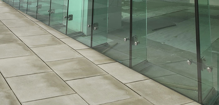 commercial paving slabs UK concrete hard landscaping walkway
