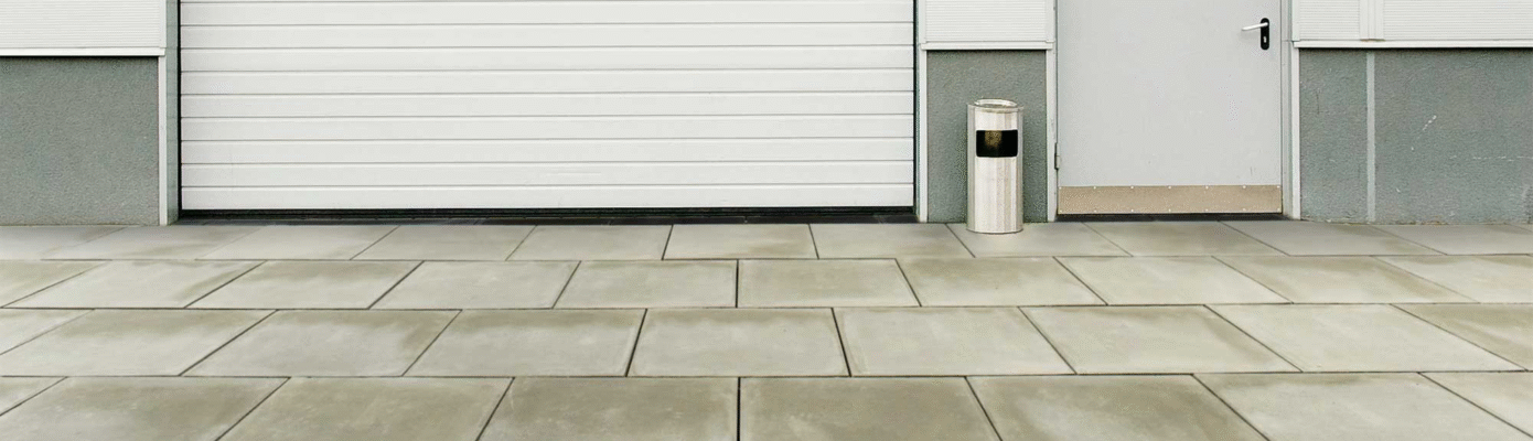 commercial paving slabs UK concrete hard landscaping walkway